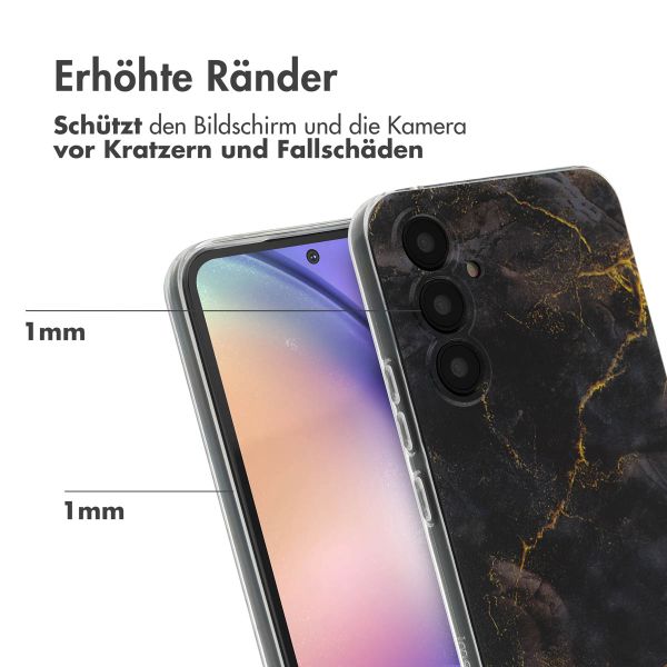 imoshion Design Hülle Samsung Galaxy A54 (5G) - Black Marble