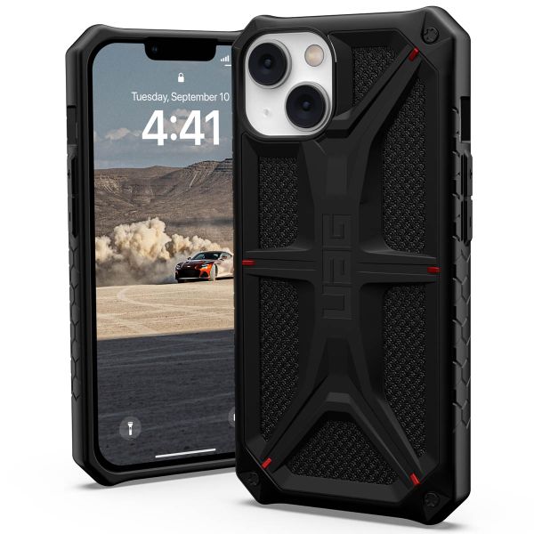 UAG Monarch Backcover für das iPhone 14 - Kevlar Black