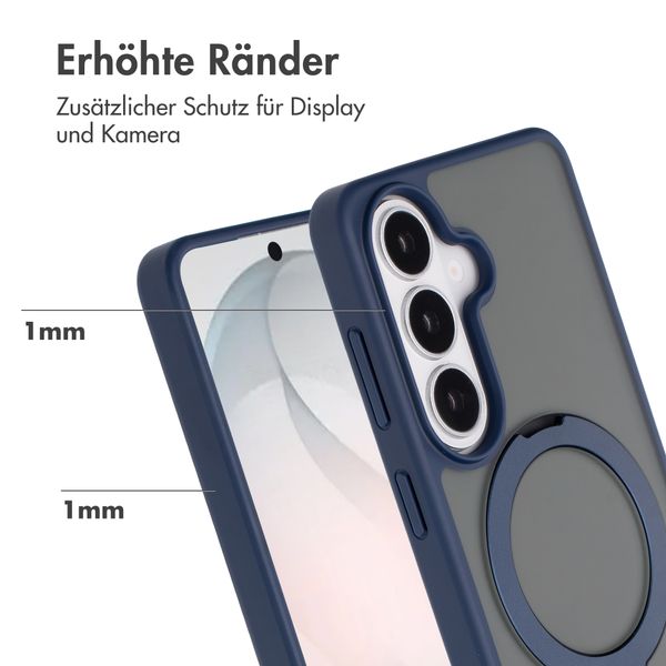 Accezz Ring Stand Backcover mit MagSafe Samsung Galaxy S26 - Blau
