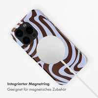 Selencia Vivid Rückabdeckung mit MagSafe Apple iPhone 15 Pro - Dream Swirl Chocolate