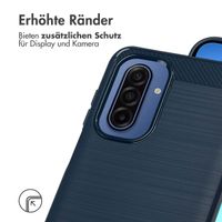 imoshion Brushed Back Cover Samsung Galaxy A17 - Dunkelblau
