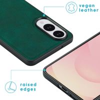 imoshion Entfernbare 2-1 Luxus Klapphülle Samsung Galaxy S25 Edge - Dunkelgrün