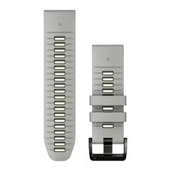 Garmin QuickFit® Silikonarmband -   Garmin 26 mm Anschluss - Fog Gray / Moss