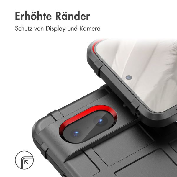 imoshion Rugged Shield Backcover Google Pixel 8 - Schwarz