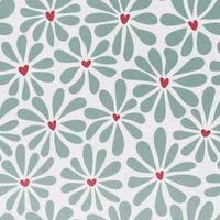 imoshion Design Hülle Samsung Galaxy S25 FE - Bloom Love Sage Green