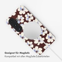 Selencia Vivid Rückabdeckung mit MagSafe Samsung Galaxy S26 - Choco Flower Pop