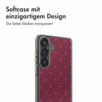 imoshion Design Hülle Samsung Galaxy S24 FE - Crush Check Coral Dust