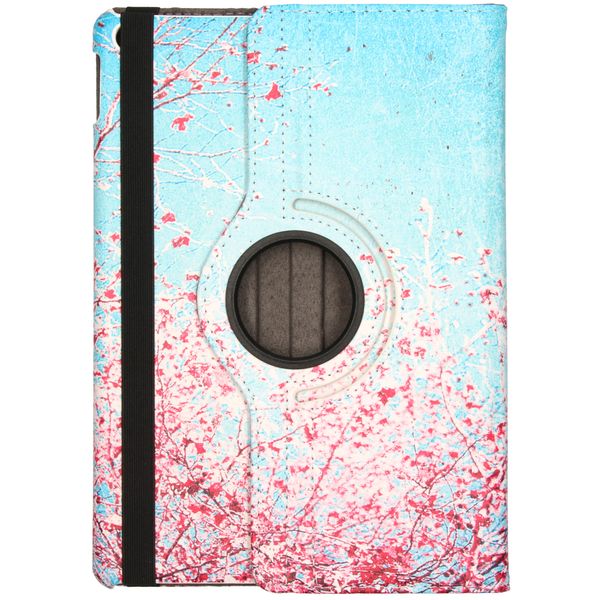 imoshion 360° drehbare Design Tablet Klapphülle Apple iPad 9 (2021) 10.2 Zoll / iPad 8 (2020) 10.2 Zoll / iPad 7 (2019) 10.2 Zoll - Pink Blossom