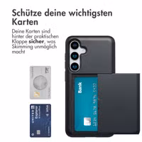 imoshion Backcover mit Kartenfach Samsung Galaxy S25 Plus - Schwarz