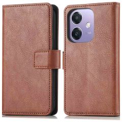 imoshion Luxuriöse Klapphülle Oppo A40 (4G) / Oppo A40M (4G) / Oppo A60 (5G) - Braun