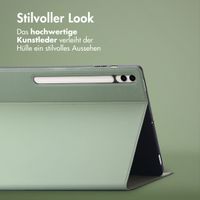 Accezz Classic Klapphülle Samsung Galaxy Tab S10 Plus / Tab S9 FE Plus / Tab S9 Plus - Grün