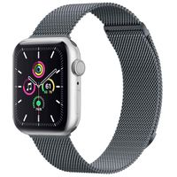 imoshion Magnetisches Milanaise Armband für das  Apple Watch Series 1 - 11 / SE / Ultra (44/45/46/49 mm) - Größe M - Dunkelgrau