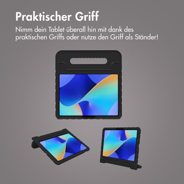 imoshion Schutzhülle mit Handgriff kindersicher Apple iPad Pro 11 (2025) M5 / (2024) M4 - Schwarz