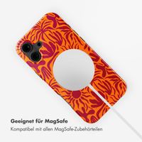 Selencia Vivid Tough Back Cover mit MagSafe für das iPhone 16 - Tropical Vibes Apricot