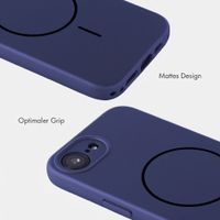 Accezz Grip Backcover mit MagSafe Apple iPhone 17e / 16e - Dunkelblau