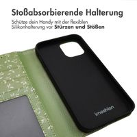 imoshion Design Klapphülle für das iPhone 14 - Green Flowers