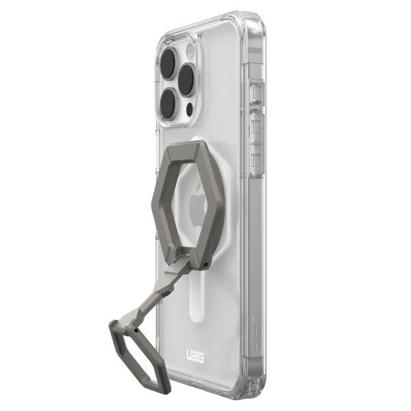 UAG Plyo Pro back Cover + Magnetic Ring Stand Apple iPhone 16 Pro Max - Ice White / Titanium
