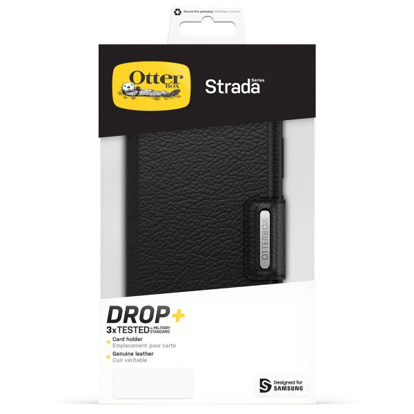 OtterBox Strada Klapphülle für das Samsung Galaxy S23 Plus - Schwarz