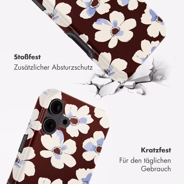 Selencia Vivid Rückabdeckung mit MagSafe Apple iPhone 16 - Choco Flower Pop