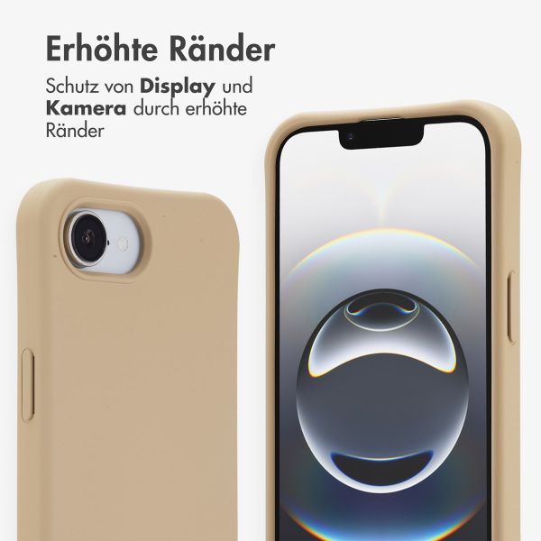 imoshion Color Backcover mit abnehmbarem Handykette und MagSafe Apple iPhone 16e - Nude