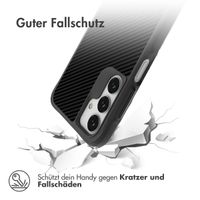 imoshion Rugged Hybrid Carbon Case für das Samsung Galaxy A25 (5G) - Black / Carbon