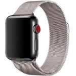 WiWu Milanaise-Armband für die Apple Watch Series 1 bis 9 / SE (38/40/41 mm) | Series 10 (42 mm) - Starlight