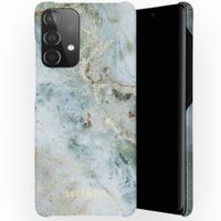 Selencia Maya Fashion Backcover Samsung Galaxy A52(s) (5G/4G) - Marble Blue