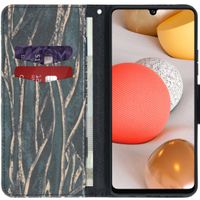 Design TPU Klapphülle für das Samsung Galaxy A42