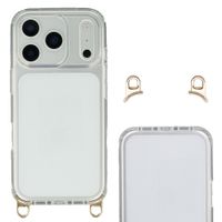 Selencia Backcover mit abnehmbaren Haken Apple iPhone 17 Pro Max - Transparent