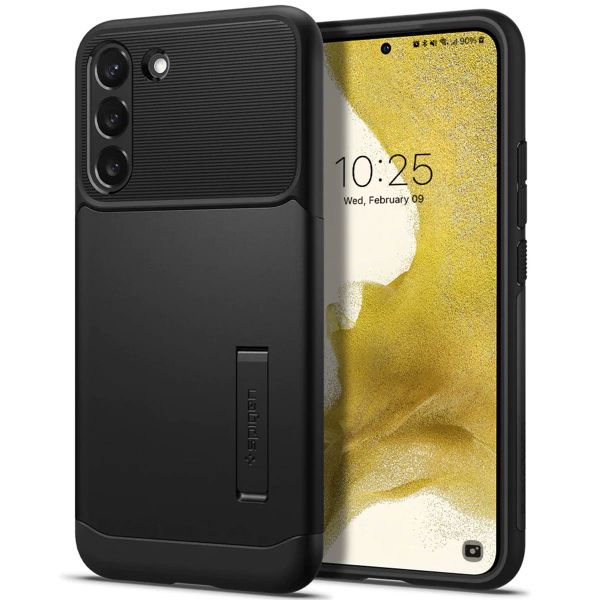 Spigen Slim Armor Case für das Samsung Galaxy S22 - Schwarz