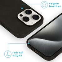 imoshion Entfernbare 2-1 Luxus Klapphülle für das Apple iPhone 16 Pro - Schwarz
