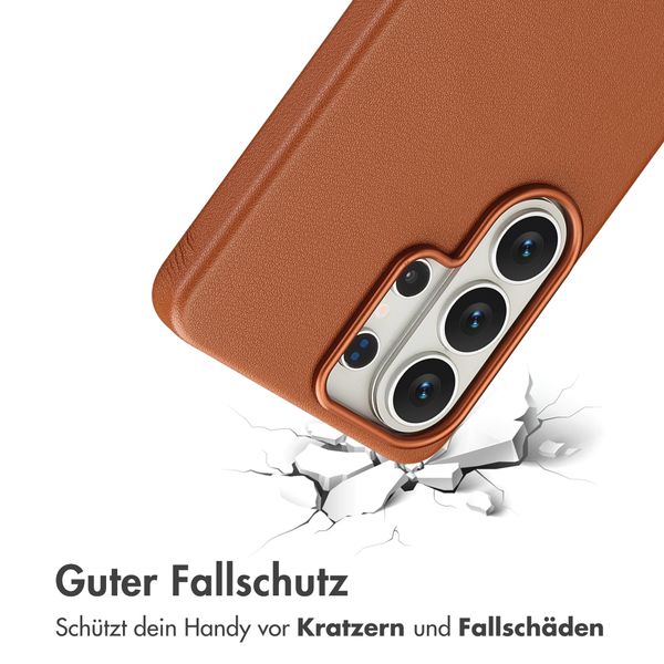 Accezz MagSafe Leather Backcover Samsung Galaxy S26 Ultra - Sienna Brown