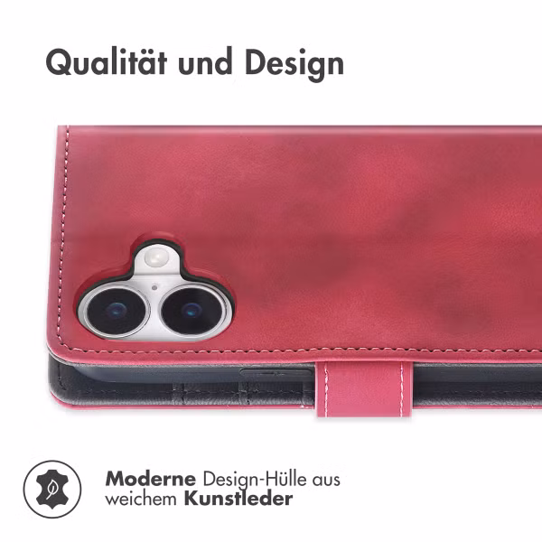 imoshion Klapphülle mit Kordel Apple iPhone 17 - Rot