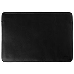 Accezz Leather Laptop Hülle Apple MacBook 13 Zoll - Laptop Sleeve - Schwarz