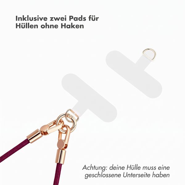 Selencia Universal Armband mit 2 Haken - Bold Burgundy
