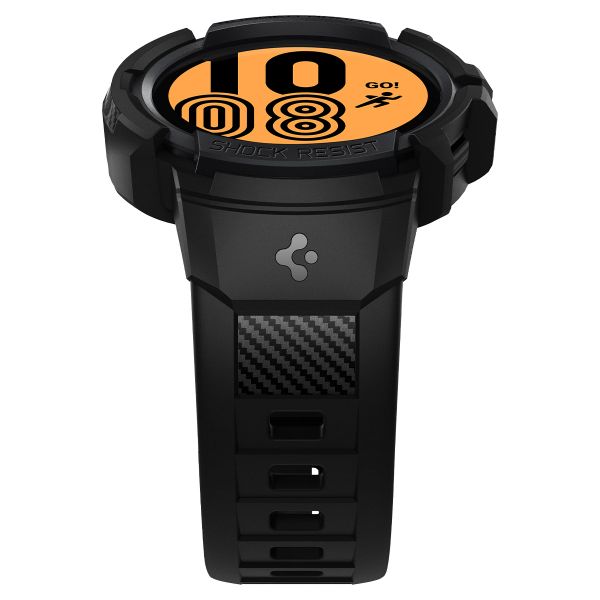 Spigen Rugged Armor™ Pro Case für die Samsung Galaxy Watch 4 / 5 - 44 mm - Schwarz