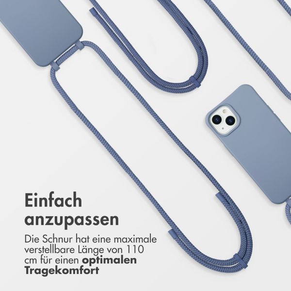 imoshion Color Backcover mit abnehmbarem Handykette und MagSafe Apple iPhone 14 - Ash Blue