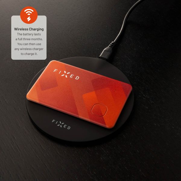 Fixed Tag Card - Bluetooth Tracker für iOS - Orange