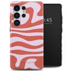 Selencia Vivid Back Cover Samsung Galaxy S25 Ultra - Dream Swirl Pink