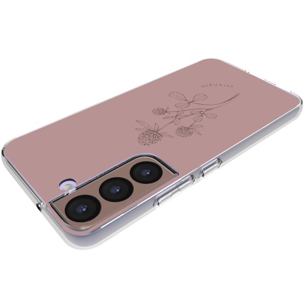 imoshion Design Hülle Samsung Galaxy S22 - Floral Pink