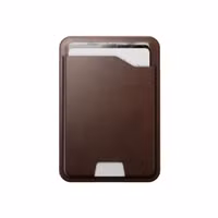 Nomad Horween Leder Mag Wallet mit Apple Find My Tracking - Rustic Brown