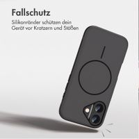 imoshion Color Backcover mit Thin MagSafe Ring Apple iPhone 16 - Schwarz