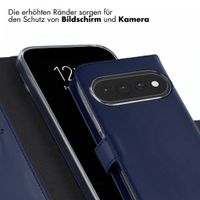 Selencia Echtleder Klapphülle Google Pixel 11 / 11 Pro - Dunkelblau