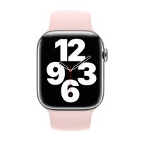 Apple Silikon Solo Loop für das  Apple Watch | 44/45/46/49 mm - Größe 2 - Chalk Pink