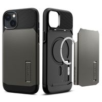 Spigen Slim Armor™ Case MagSafe für das iPhone 14 - Gunmetal