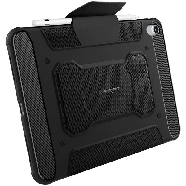 Spigen Rugged Armor Pro Klapphülle Apple iPad 11 (2025) 11 Zoll A16 / iPad 10 (2022) 10.9 Zoll - Schwarz