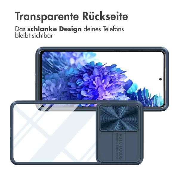 imoshion Back Cover mit Kameraschieber Samsung Galaxy S20 FE - Dunkelblau