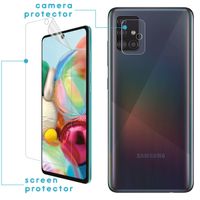 imoshion Displayschutzfolie 3er-Pack + Kameraschutz Glas Galaxy A71