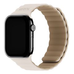 Holdit Silikonarmband Magnet für Apple Watch Series 1 - 11 / SE / Ultra (44/45/46/49 mm) - Light Beige / Beige