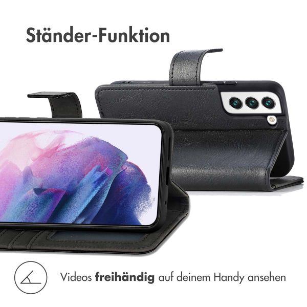 imoshion Luxuriöse Klapphülle Samsung Galaxy S22 Plus - Schwarz